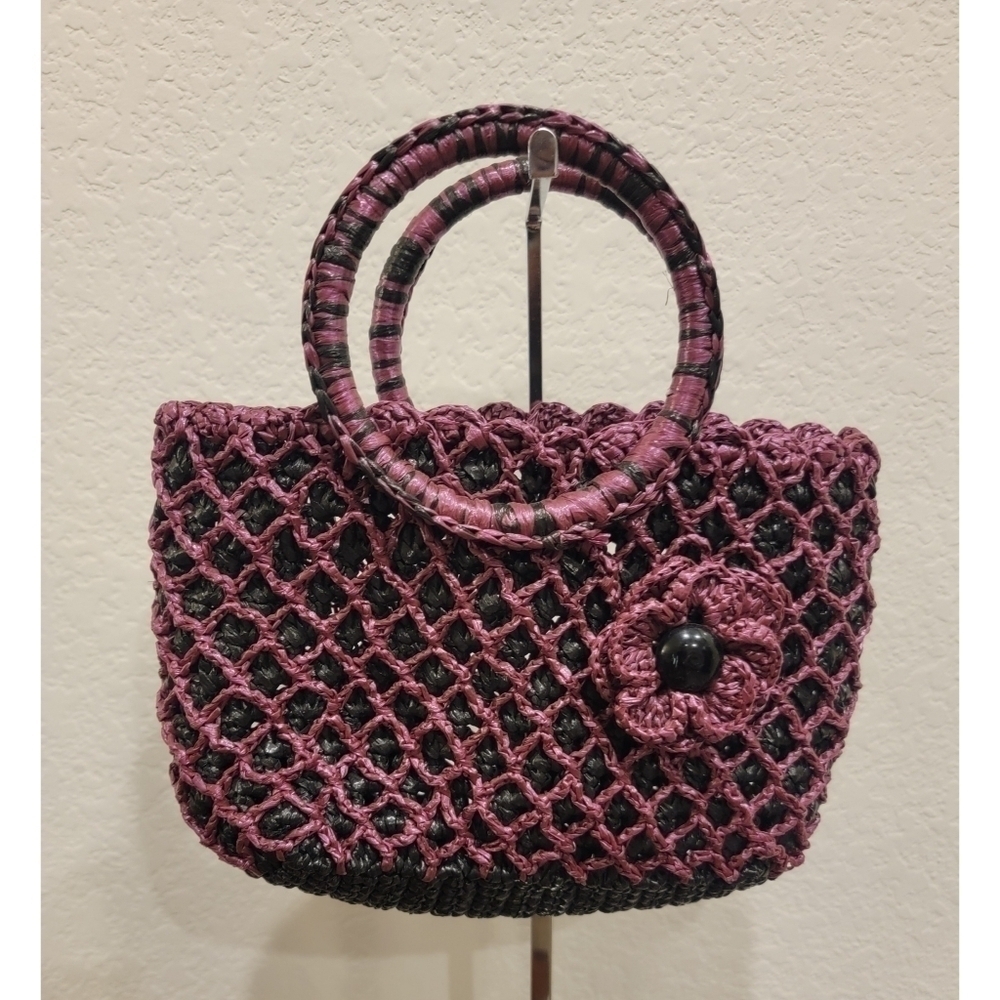 Woven Clutch Handbag Purse